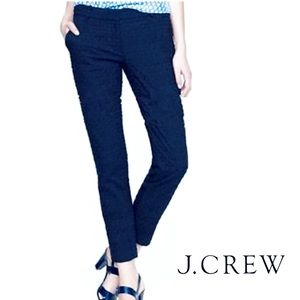 NWT | J. Crew Navy Eyelet Cafe Capri Pants